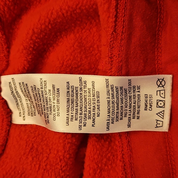 Calvin Klein Red Drawstring Sweatpants - Picture 6 of 8